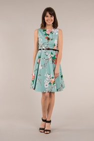 FLORAL SKATER DRESS