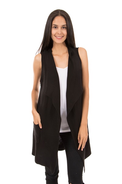 SHS-307013/J BLACK CARDIGAN
