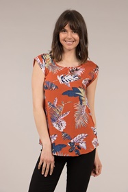 Floral Shell Top